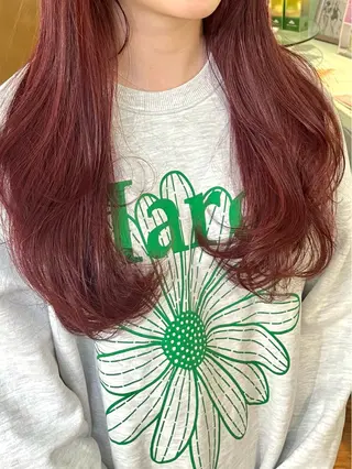 カラー 艶盛れ透明感カラー/ kanna🖤のヘアスタイル