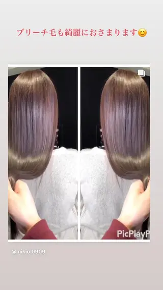 ロング TRUNS髪質改善所属・100%髪質改善特化 TRUNSのヘアスタイル