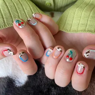 ネイル ボブ ブリーチ/miinaのヘアスタイル