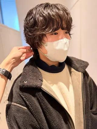 ショート LUAU HAKU所属・REN大阪梅田美容室 ショートパーマ特化のヘアスタイル