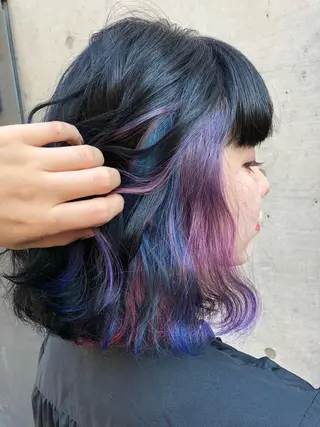 ミディアム カラー 韓国ヘア🤍髪質改善 🇰🇷AKANEのヘアスタイル