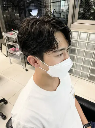 ショート パーマ メンズ 上野 葉月🌙のヘアスタイル