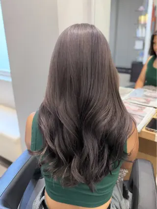 ロング カラー 透明感🫧/ブリーチ /永田　汰伊智のヘアスタイル