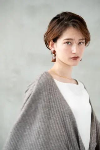 ショート カラー 🉐レイヤー/塩見 弘樹🉐渋谷のヘアスタイル