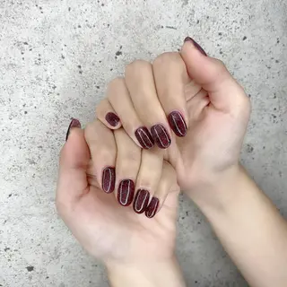 ミディアム カラー パーマ ヘアアレンジ メンズ キッズ ネイル マツエク・マツパ Salon Ｋのネイルデザイン