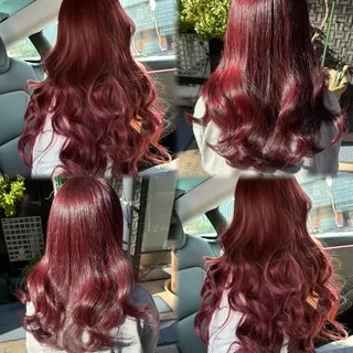 セミロング カラー kana ブリーチなしカラー✨のヘアスタイル