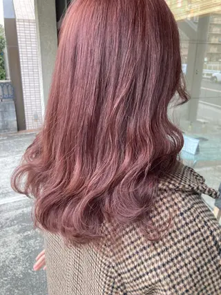 セミロング カラー 永井 大希のヘアスタイル