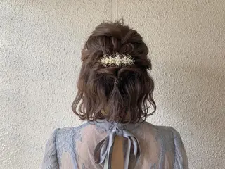 ミディアム ヘアアレンジ サダハルカ ｜chouetteのヘアスタイル