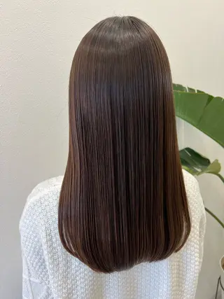 セミロング パーマ mama美容師 たかはし みくのヘアスタイル