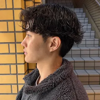 ショート パーマ メンズ Tress所属・毛流れパーマ特化/ むらたのヘアスタイル