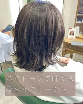 ミディアム IDEA 柏の葉KOILRINKGARAGE所属・お洒落満足度 ◎💮井上のヘアスタイル