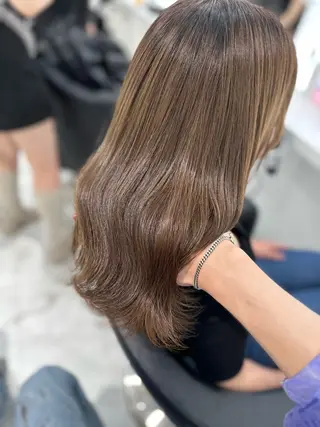 ロング カラー ♡上品韓国髪♡ブラ ウン/SAYATOのヘアスタイル