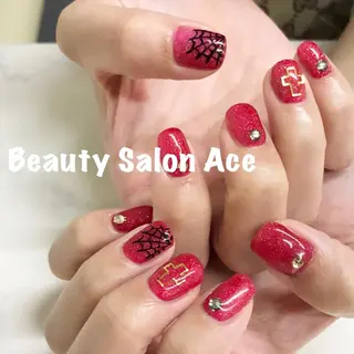 ネイル Beauty Salon Ace（ネイルサロン　エース）所属・池袋フィルイン Ace♡長さだしのネイルデザイン