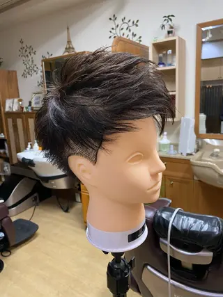 ショート メンズ 浅見 天翔のヘアスタイル