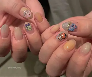 ネイル Spiky とうげ ふうかのネイルデザイン