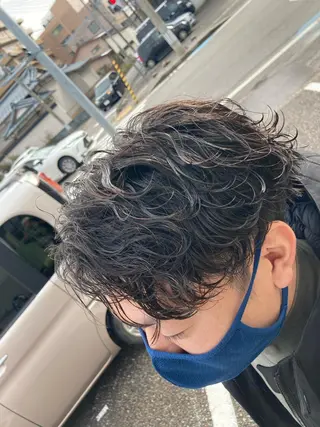 パーマ メンズ パーマが得意な【最高 悠斗】のヘアスタイル