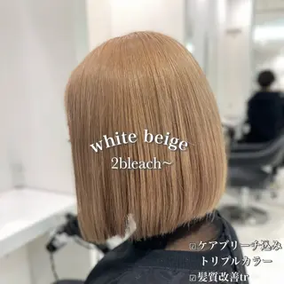 ロング カラー ハイトーン/ダブルカ ラー/RINKA🎀のヘアスタイル
