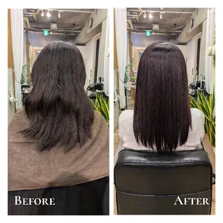 カラー Cafu hair Tachi所属・有馬 葵のヘアスタイル