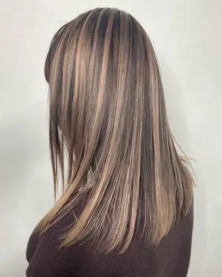 カラー 🍀癒しヘッドスパ付 💚真凜のヘアスタイル