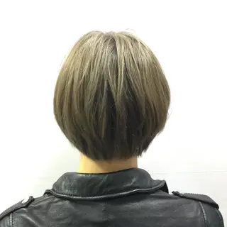 ショート カラー 溝口 和弘のヘアスタイル