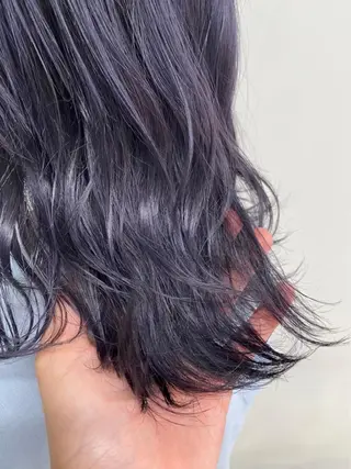 セミロング ヘアアレンジ メンズ 🫧ハイトーン🫧 ベージュ🫧徹哉のヘアスタイル