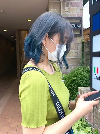 ミディアム 当日予約◎ risaのヘアスタイル