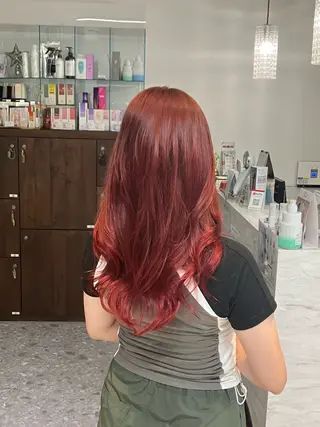 ロング 青木 早姫呂のヘアスタイル