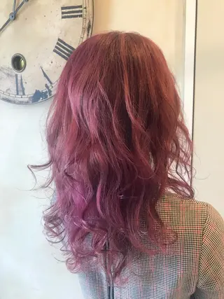 ミディアム カラー オーストヘアー ミコ所属・岩谷/ブリーチ 🫧透明感カラーのヘアスタイル