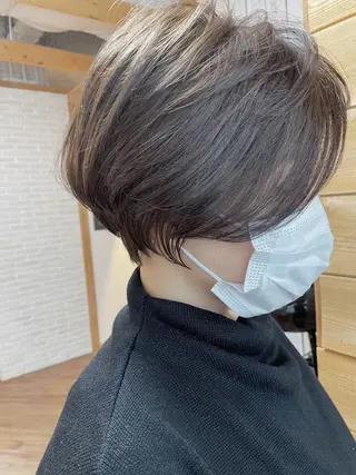 ショート カラー hair salon Ranun髪質改善のヘアスタイル