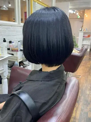 ショート ヘアリゾート粋　新宿三丁目本店所属・前地 麻衣のヘアスタイル