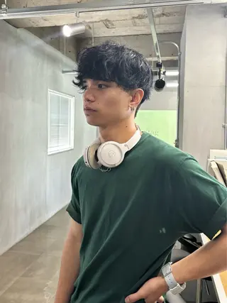 ショート パーマ メンズ メンズ/ダブルカラー /パーマ/来栖慧💈のヘアスタイル