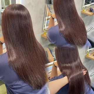 ロング カラー ヘアアレンジ 透明感カラー/推しカ ラー☁️JURAのヘアスタイル