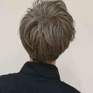 メンズ カラー ヘアアレンジ パーマ ロング ブリーチ/ヘアケア/ 艶髪/イギチハルのヘアスタイル