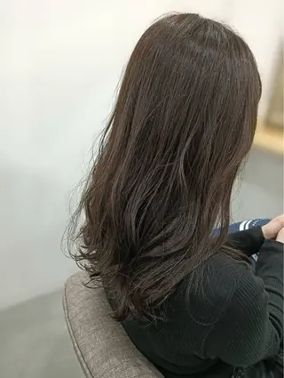 セミロング カラー eclat hairのヘアスタイル