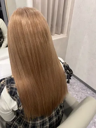 カラー PELE 渋谷所属・渋谷ハイトーン/ エクステ/さきののヘアスタイル