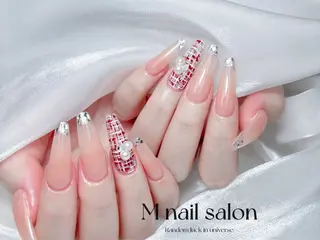 ネイル M🌷nail 長さだし専門店のネイルデザイン