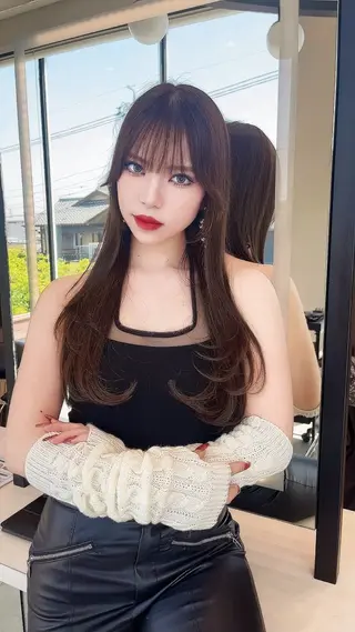 ロング カラー 韓国ヘア/髪質改善 TAKAHIROのヘアスタイル