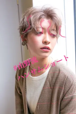 ショート カラー Lond re Maison.原宿のヘアスタイル