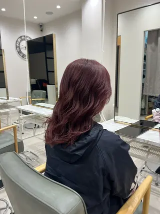 ミディアム カラー newi大分/ 磯部栞里のヘアスタイル