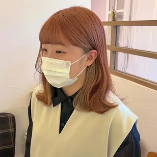 ミディアム カラー 伊藤ゆかり/髪質改善 /透明感カラーのヘアスタイル