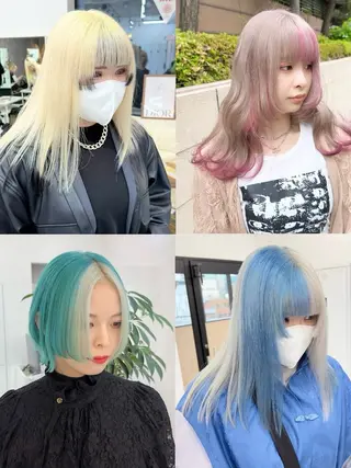 ロング 💛ムラ修正ブリーチ 💛YUUのヘアスタイル