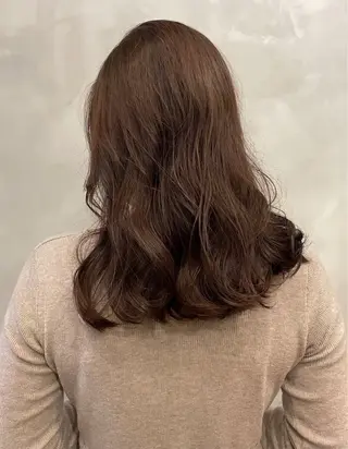 セミロング 🍁ロングパーマ.ニ ュアンス🍁陸来のヘアスタイル