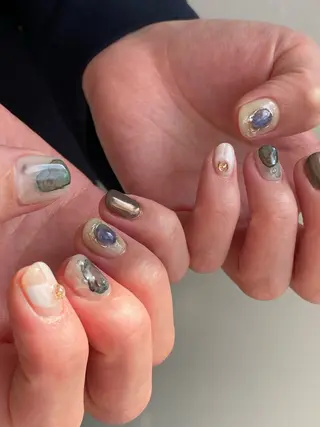 ネイル 草加ニュアンスネイル 🌚hersのネイルデザイン