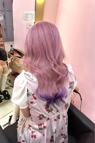 ロング カラー ハイトーン支持率 No.1🦋KOKIのヘアスタイル