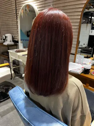 セミロング カラー umber royce所属・SEKIMOTO IBUKIのヘアスタイル