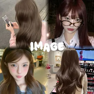 ロング カラー caho／韓国ヘア 盛れStyle🩶✨のヘアスタイル