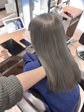 セミロング 韓国風カラー🤎 𝒄𝒉𝒊𝒌𝒂のヘアスタイル