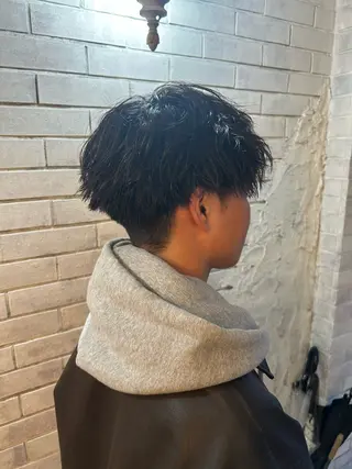 パーマ メンズ 小川 優のヘアスタイル