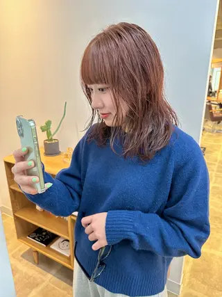 ミディアム あこ/四日市レイヤー /四日市パーマのヘアスタイル