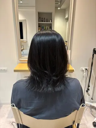 ミディアム 江副 朱星のヘアスタイル